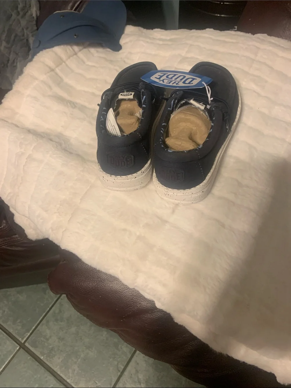 Hey Dude Kids Navy Slip-On Casual Sneakers